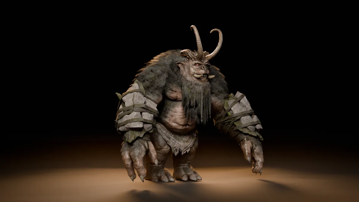 Mächtiger Troll