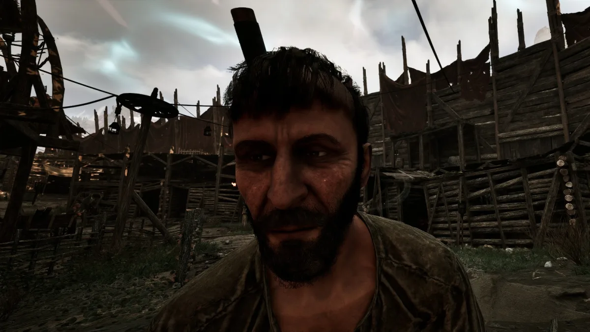 Guy in Altes Lager – Szene aus dem Spiel